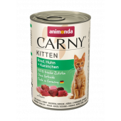 ANIMONDA CARNY KITTEN - консервирана храна за малки котенца с пилешко и заешко месо 